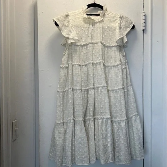 RHODE White Mini Dress - Picture 2 of 4